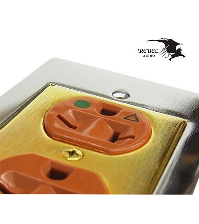 REBEL 醫療級電源座組銀框 125V