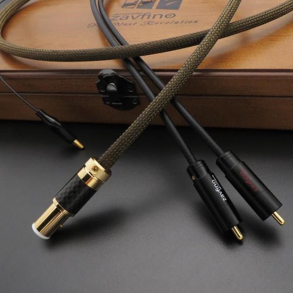 GOLD RUSH AU/AG - GOLD COATED OCC + SOLID PURE SILVER 唱臂線