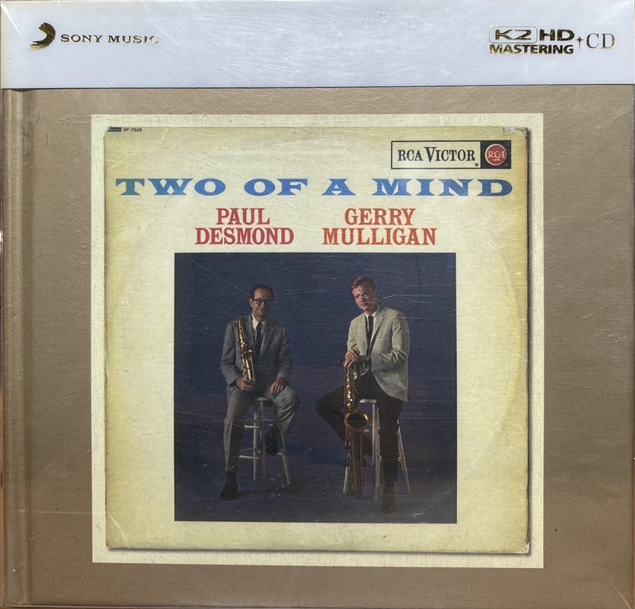 PAUL DESMOND & GERRY MULLIGAN 保羅．戴斯蒙&傑瑞．穆利根 / TWO OF A MIND ( K2HD )