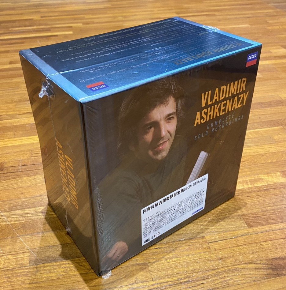 Vladimir Ashkenazy Complete Solo Recordings / 阿胥肯納吉獨奏錄音全集 (89CD+1BDAudio)