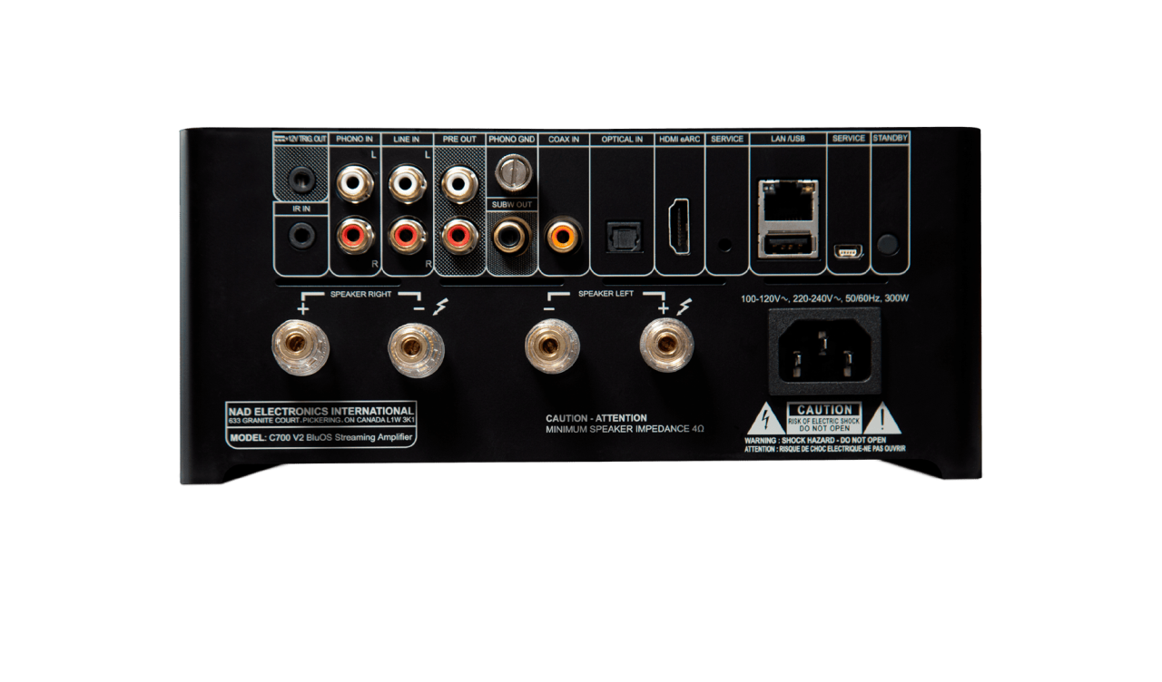 NAD C700V2 串流綜合擴大機 