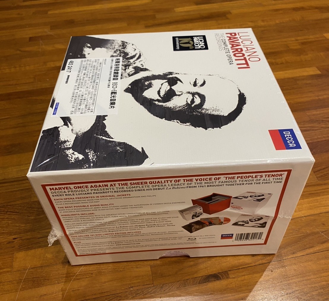 帕華洛帝歌劇錄音 (95CD+6BD)