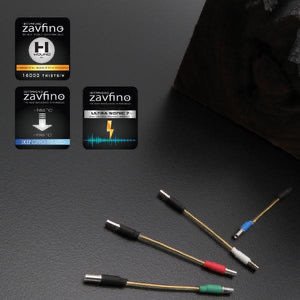 CRYOGOLD-AG™ - GOLD COATED COPPER/PURE SILVER HEADSHELL LEADS 唱頭線