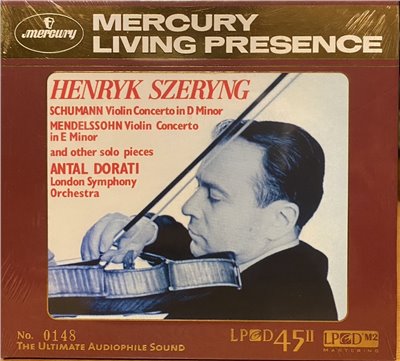 SCHUMANN , MENDELSSOHN: VIOLIN CONCERTO／HENRYK SZERYNG ( LPCD )