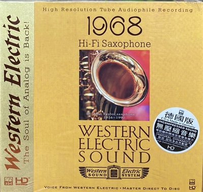 1968 HI-FI SAXOPHONE WESTERN ELECTRIC SOUND ( HDCD )